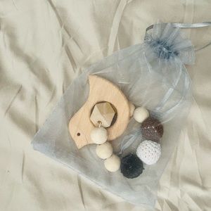 NEW Wooden Teether for baby